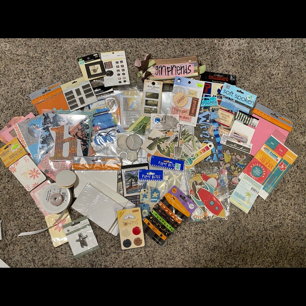 Large crafting assortment